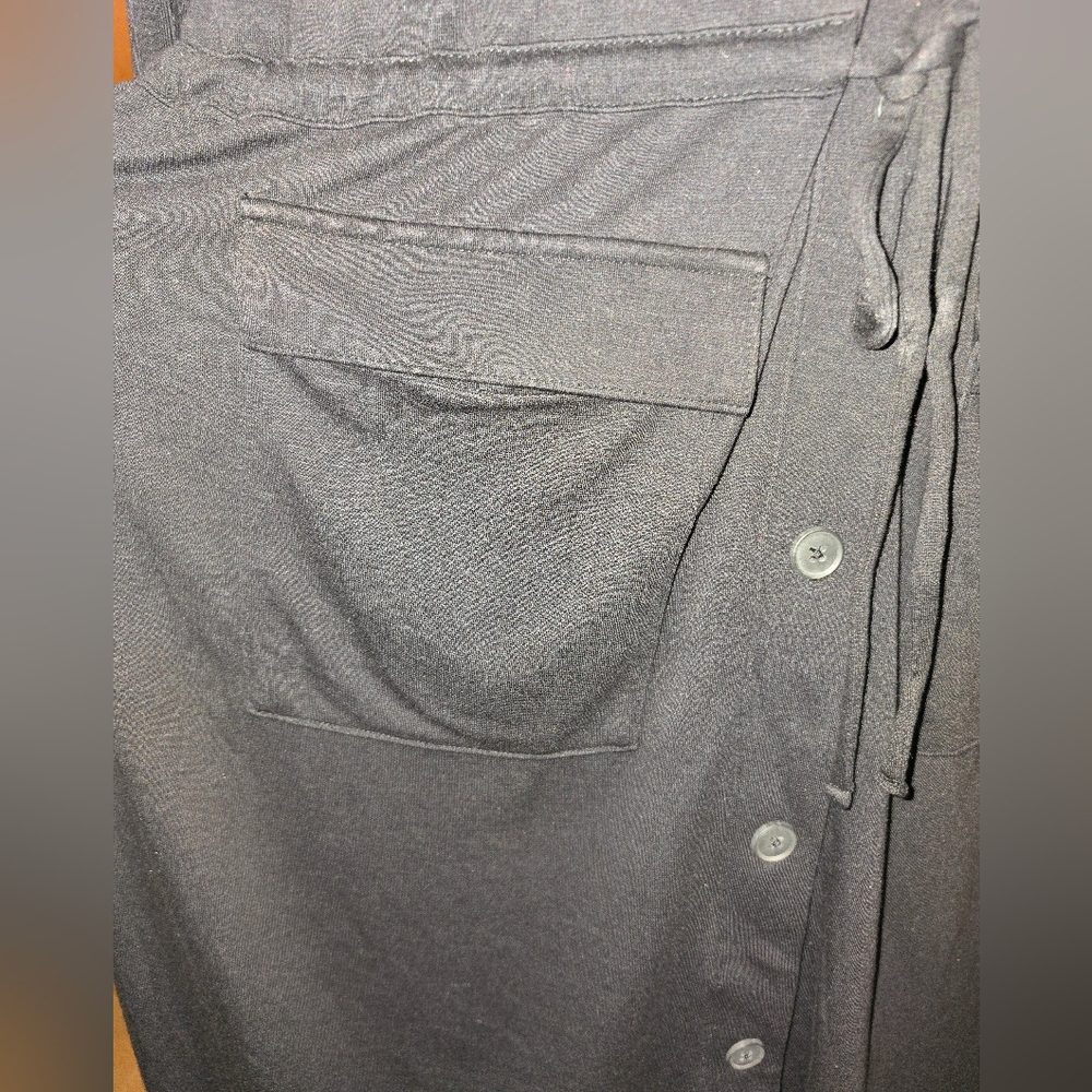 NWOT Waist - Defined Ponte - Knit Utlity Dress - Picture 3 of 6